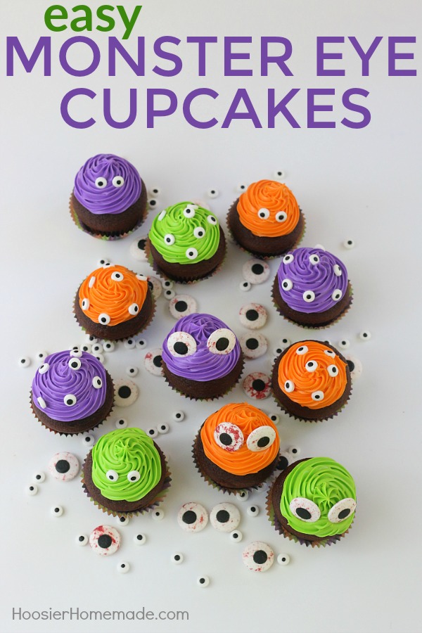 Monster Eye Cupcakes
