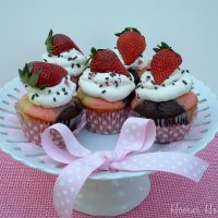 Neapolitan Cupcakes