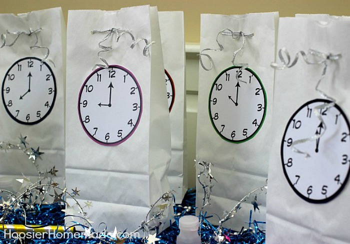 New Year's Eve Countdown Goodie Bags - Hoosier Homemade