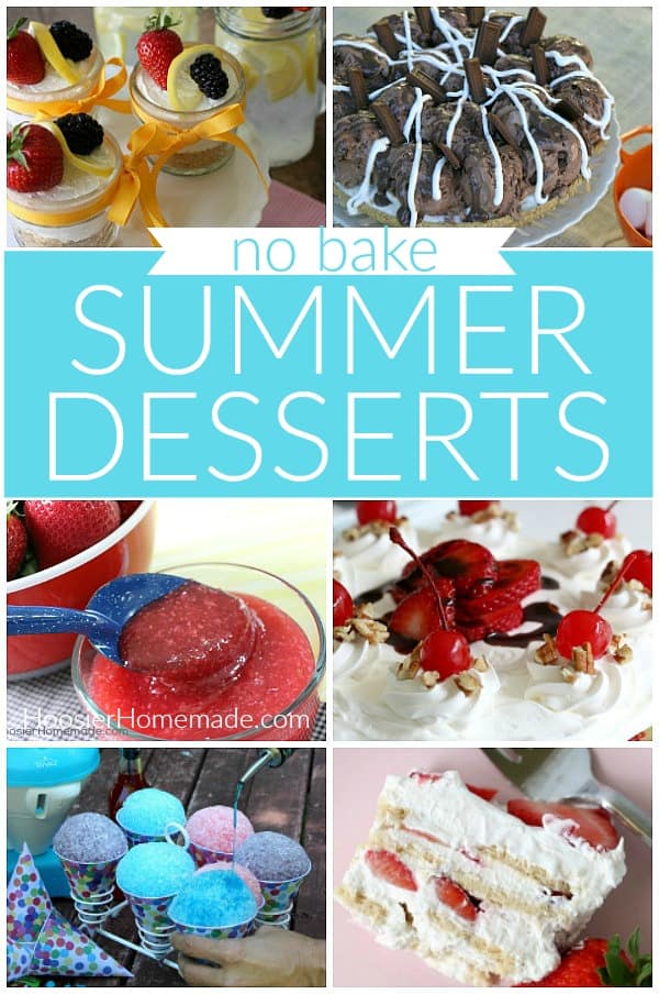 No Bake Summer Desserts
