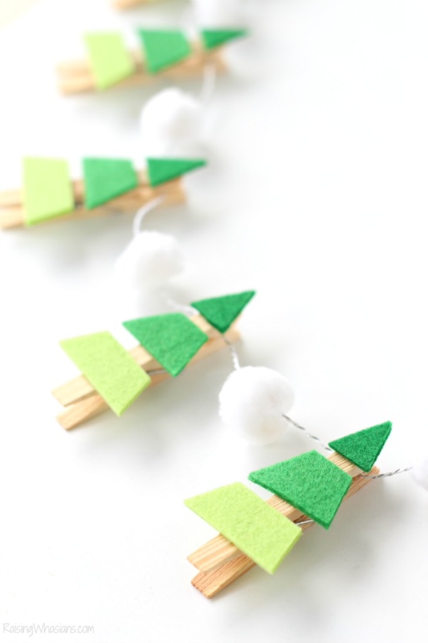 DIY Christmas Tree Garland