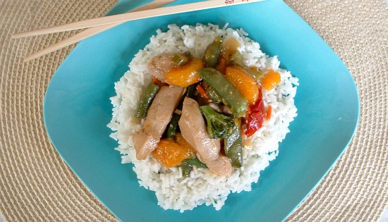 Mandarin Chicken Stir-Fry Recipe for #WeeknightMeals