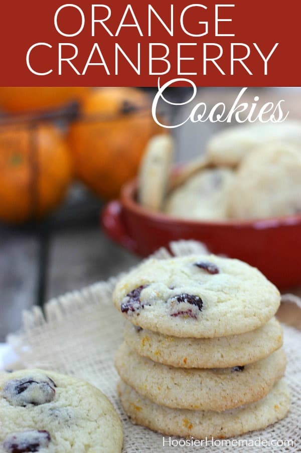 Orange Cranberry Cookies