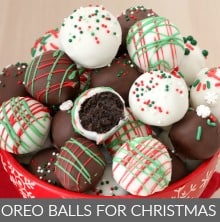Oreo Balls for Christmas