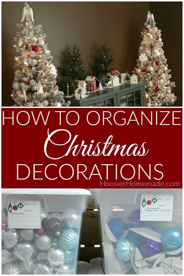 How to Organize Christmas Decorations
