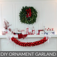How to make an Ornament Garland