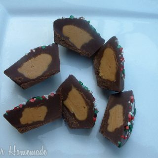 Chocolate Peanut Buter Cups - In An Ice Cube Tray!