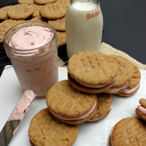 Peanut Butter & Jelly Sandwich Cookies