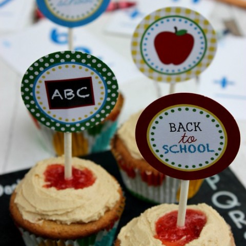 Peanut Butter & Jelly Cupcakes