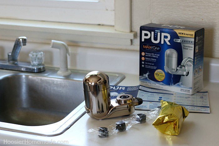filter water pur install faucet sizes different adapters device comes hoosierhomemade