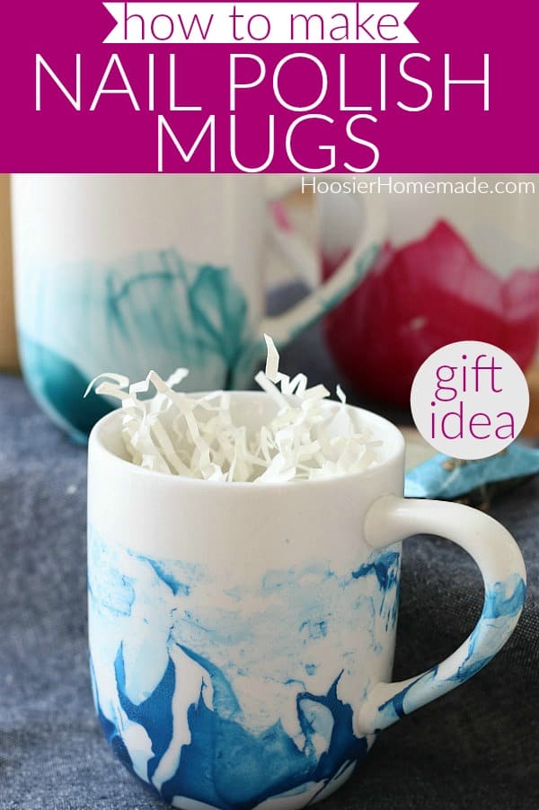 DIY Nail Polish Mugs for gift