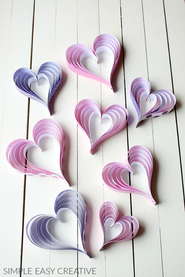 Step by Step Instruction How To Make Paper Heart. DIY Concept