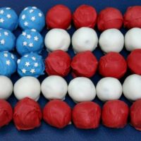 Patriotic Cookie Dough Truffles