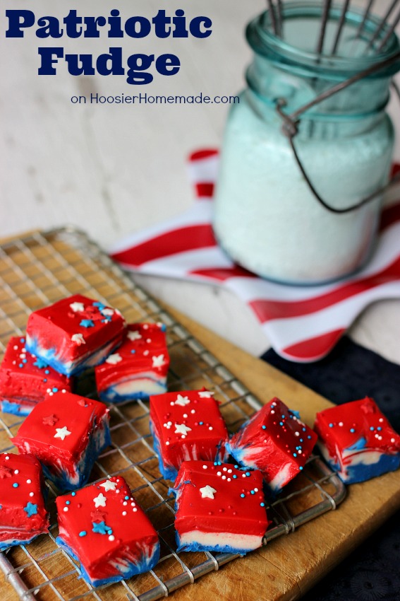 Red White and Blue Fudge