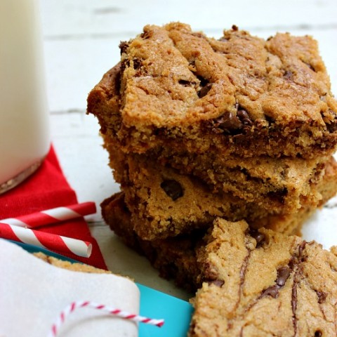 Peanut Butter Swirl Bars