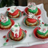Peppermint Bark Cupcakes