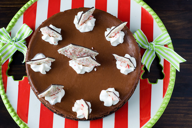 Peppermint Mocha Cheesecake: 100 Days of Homemade Holiday Inspiration