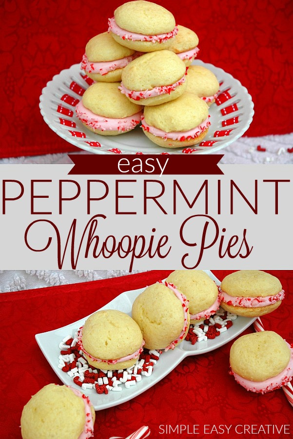 Peppermint Whoopie Pies - Hoosier Homemade