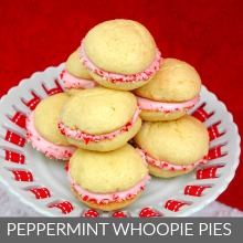Peppermint Whoopie Pies