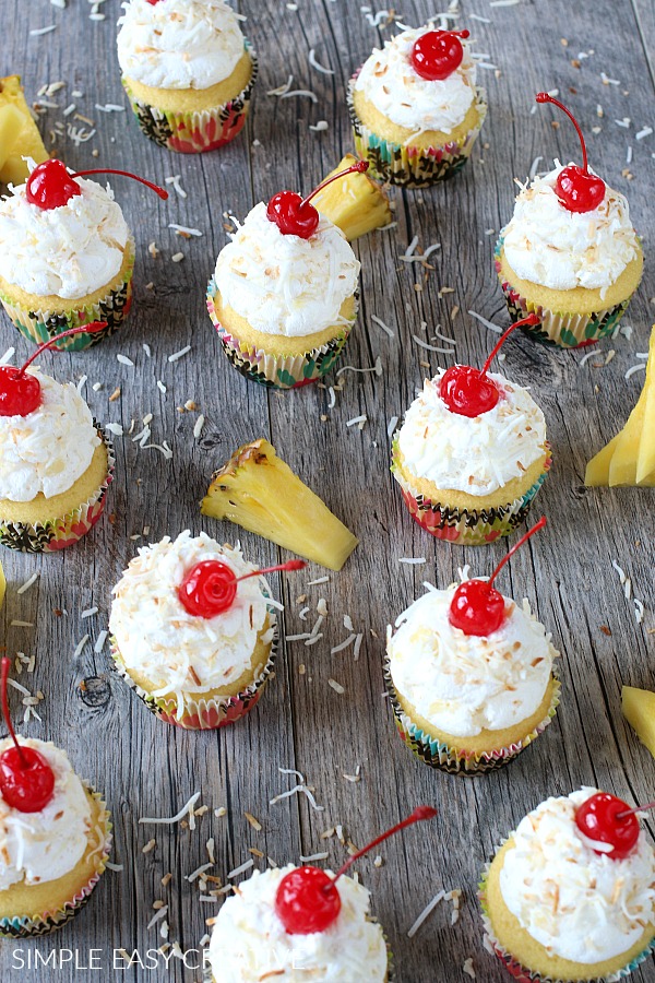 Pina Colada Cupcakes