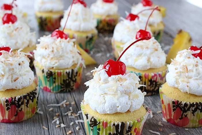 Pina Colada Cupcakes