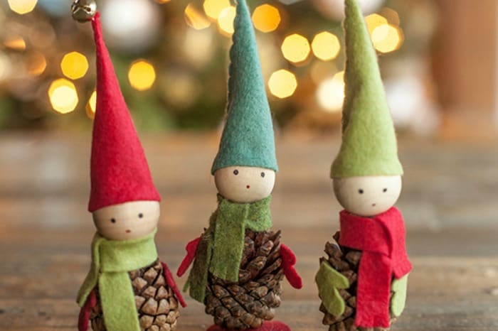 Pine Cone Elves