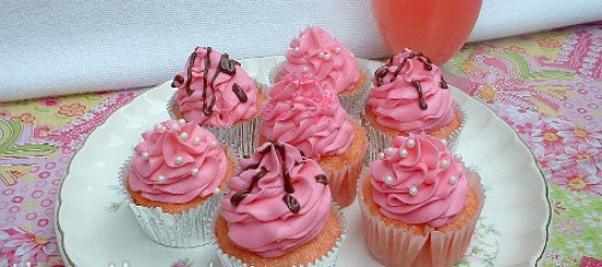 Pink Lemonade Cupcakes:Cupcake Tuesday