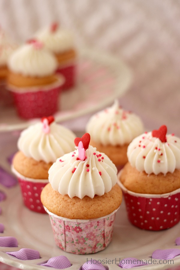 Pink Velvet Cupcakes