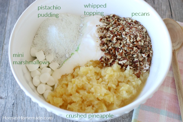 Ingredients for Watergate Salad