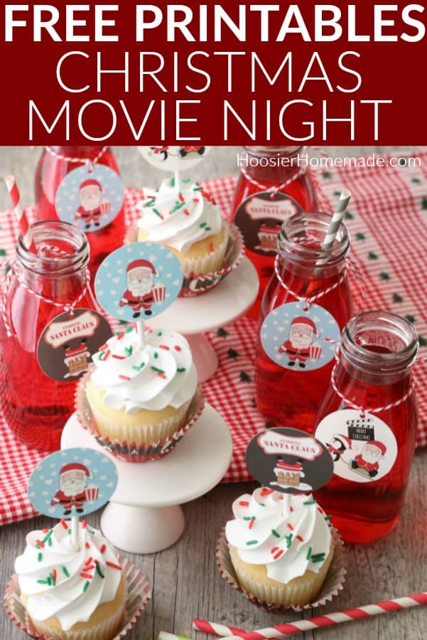 Printables for Christmas Movie Night