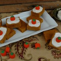 Pumpkin Bars with Cream Cheese Frosting