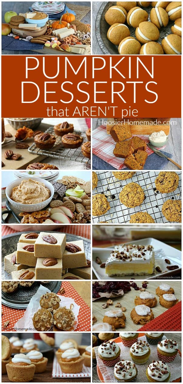 Pumpkin Desserts that aren't pie