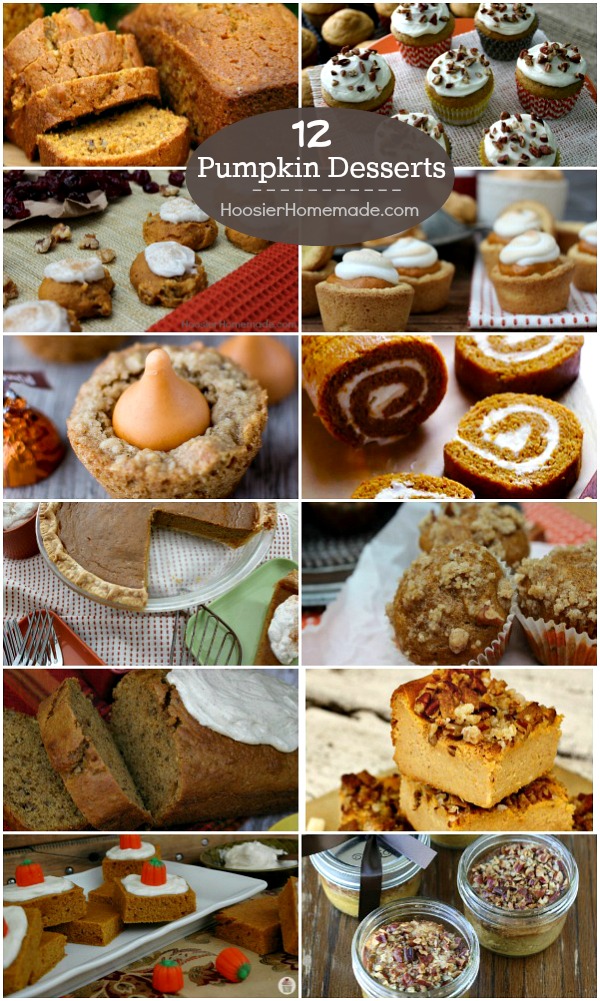 Top 12 Pumpkin Desserts - Hoosier Homemade