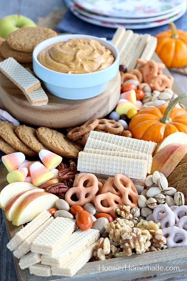 Pumpkin Dip with Dessert Board