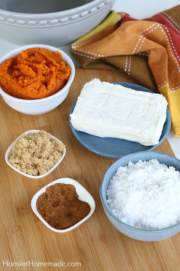 Pumpkin Dip Ingredients