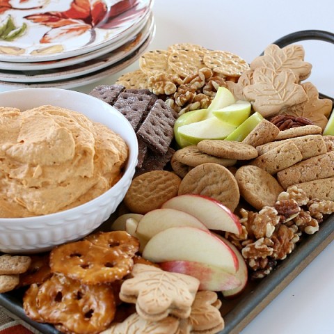 Pumpkin Fluff with Fall Charcuterie Board