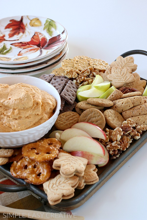 Pumpkin Fluff with Fall Charcuterie Board