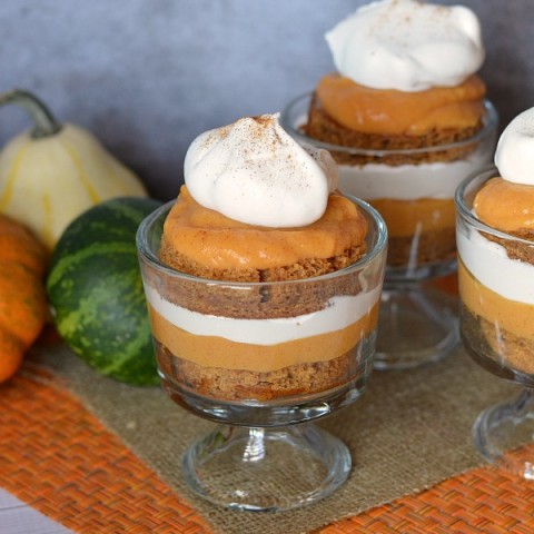 Trifles are one of the EASIEST yet impressive looking desserts ever! This Pumpkin Gingerbread Trifle is packed with flavor! Use a Gingerbread Cake or Spice Cake - either way it's delicious!