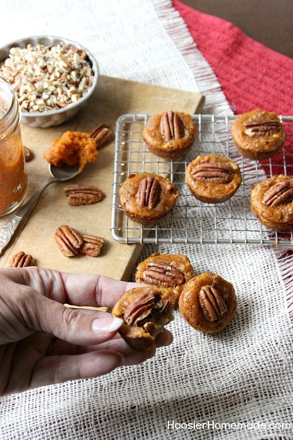 Pumpkin Pecan Pie Bites