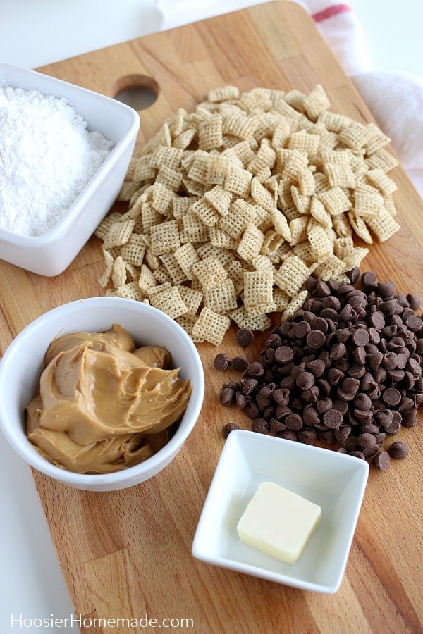 Ingredients for Puppy Chow Recipe