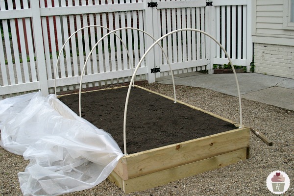 How to make a Raised Garden Bed Cover - Hoosier Homemade