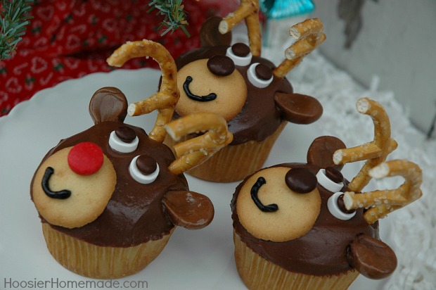 Christmas Cupcakes: Reindeer Cupcakes