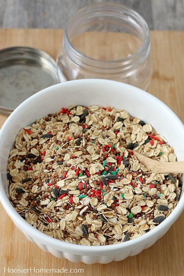 Reindeer Food in white bowl