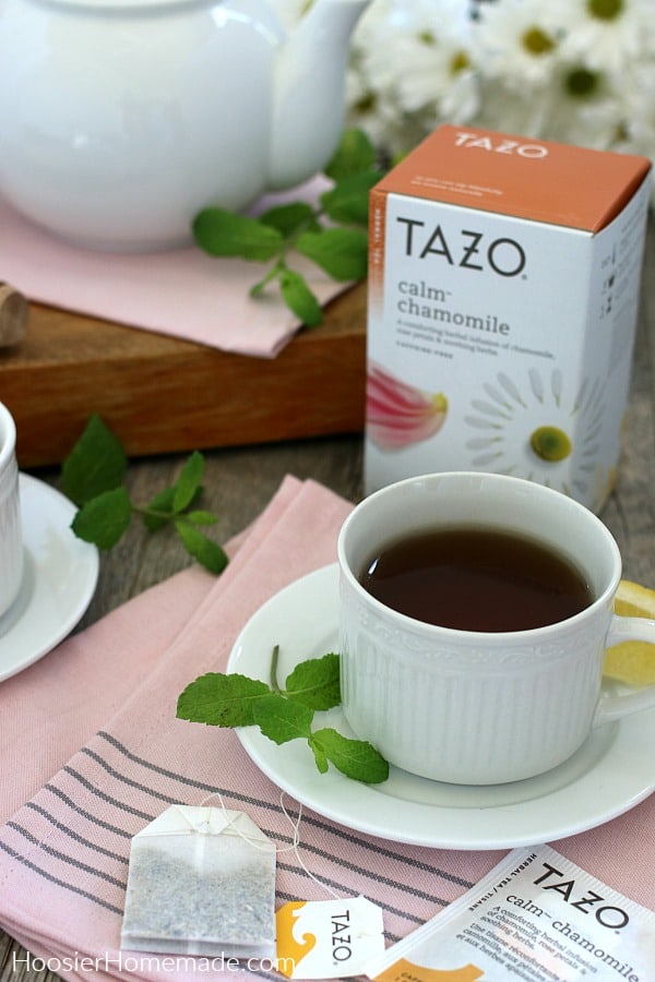 Cup of TAZO Calm Tea