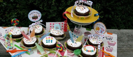 Nostalgic Birthday Cupcakes