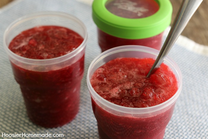 strawberry rhubarb freezer jam with jello