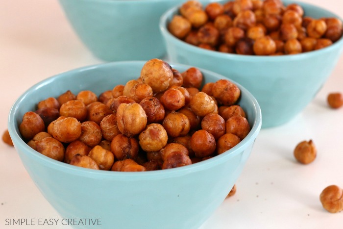 Roasted Chickpeas made in the Air Fryer