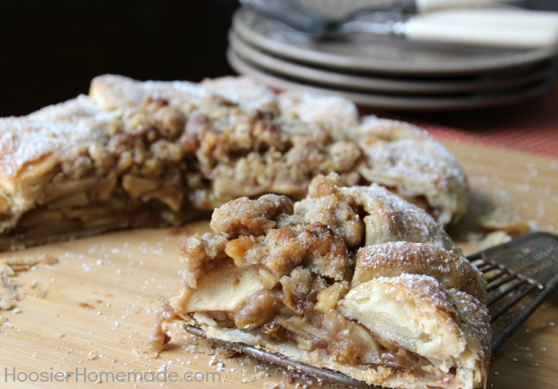 Rustic Apple Walnut Tart