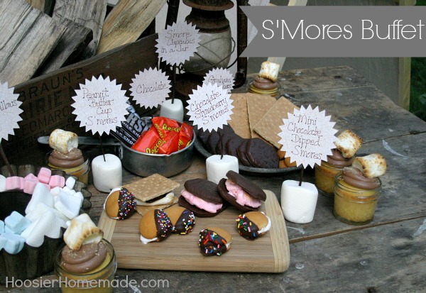 S'Mores Buffet from HoosierHomemade.com