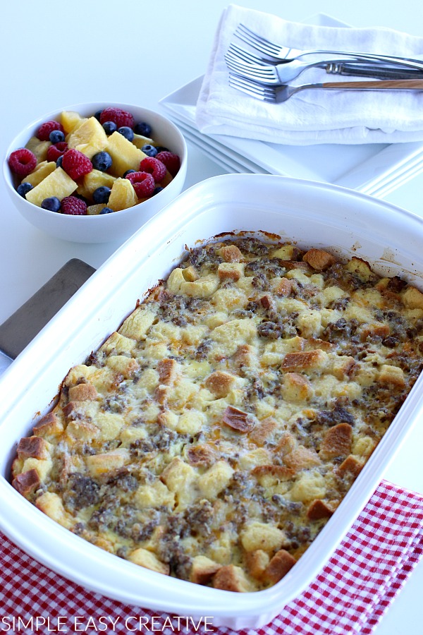 Sausage Breakfast Casserole Recipe